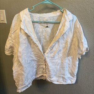 Joie linen button up